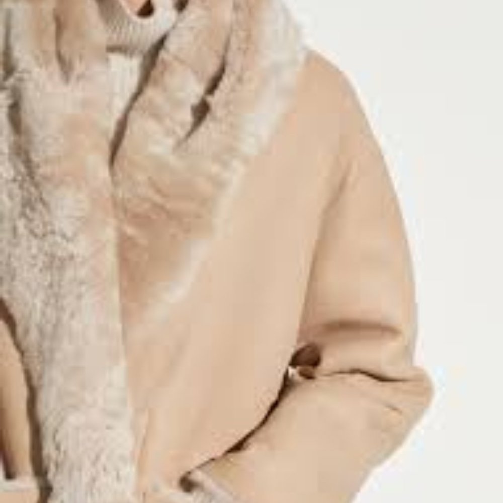 Vince Shearling Cardi Coat